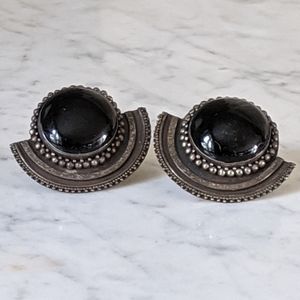 Vintage Sterling Silver Stud Earrings